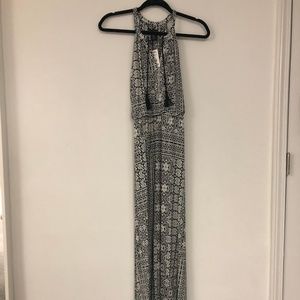 Tribal Patterned Maxi Dress